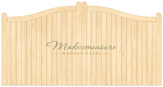 Double Swan Top Made to Measure Wooden Gate