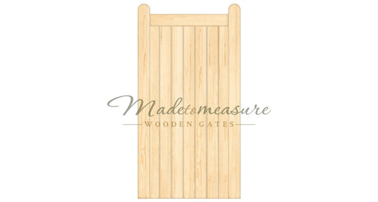 buy online made to measure single flat top wooden gates