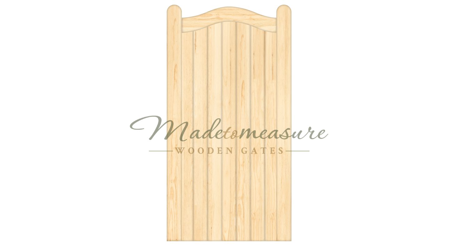 order online made to measure single swan neck top wooden gates